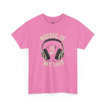 Music is my life Unisex Heavy Cotton Tee - Stylemz