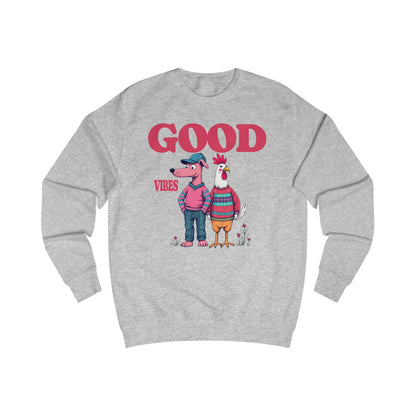 Korea -  Good Vibes Unisex Sweatshirt  - StyleMZ