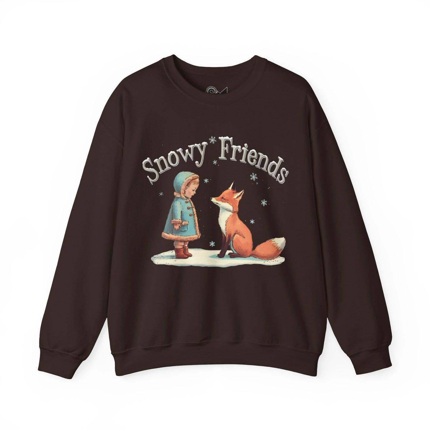 Snowy Friends Unisex Heavy Blend™ Crewneck Sweatshirt - StyleMZ