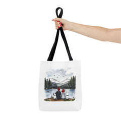 Korea -  Two dogs, you and me Tote Bag (AOP)  - StyleMZ