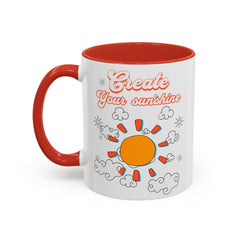 Korea -  Create your sunshine Accent Coffee Mug (11, 15oz)  - StyleMZ