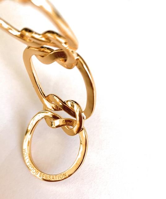 Love Knot Bracelet - 18k Gold Plated Cuff Bangle