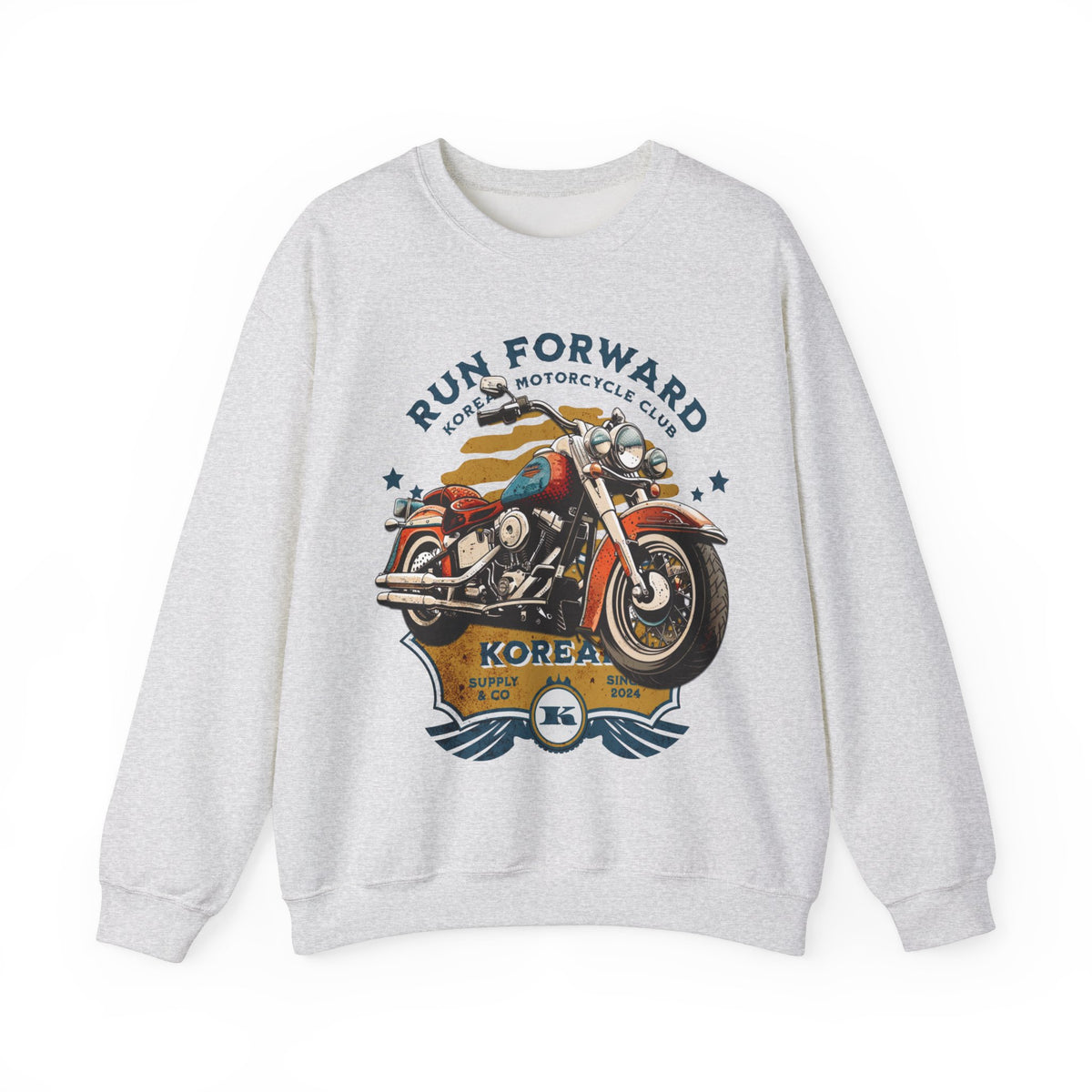 Run forward Unisex Heavy Blend™ Crewneck Sweatshirt  - StyleMZ