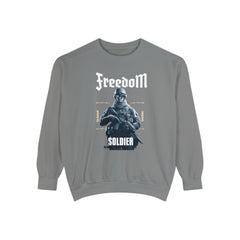 Corea - Sudadera unisex teñida con prenda Freedom Soldier - StyleMZ 