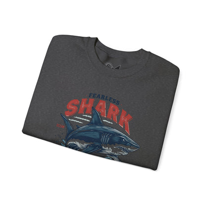 Fearless shark Unisex Heavy Blend™ Crewneck Sweatshirt - StyleMZ