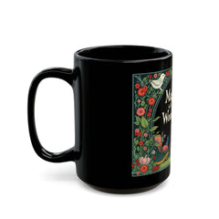 Taza negra Magia en el bosque (11 oz, 15 oz) - Corea - StyleMZ 