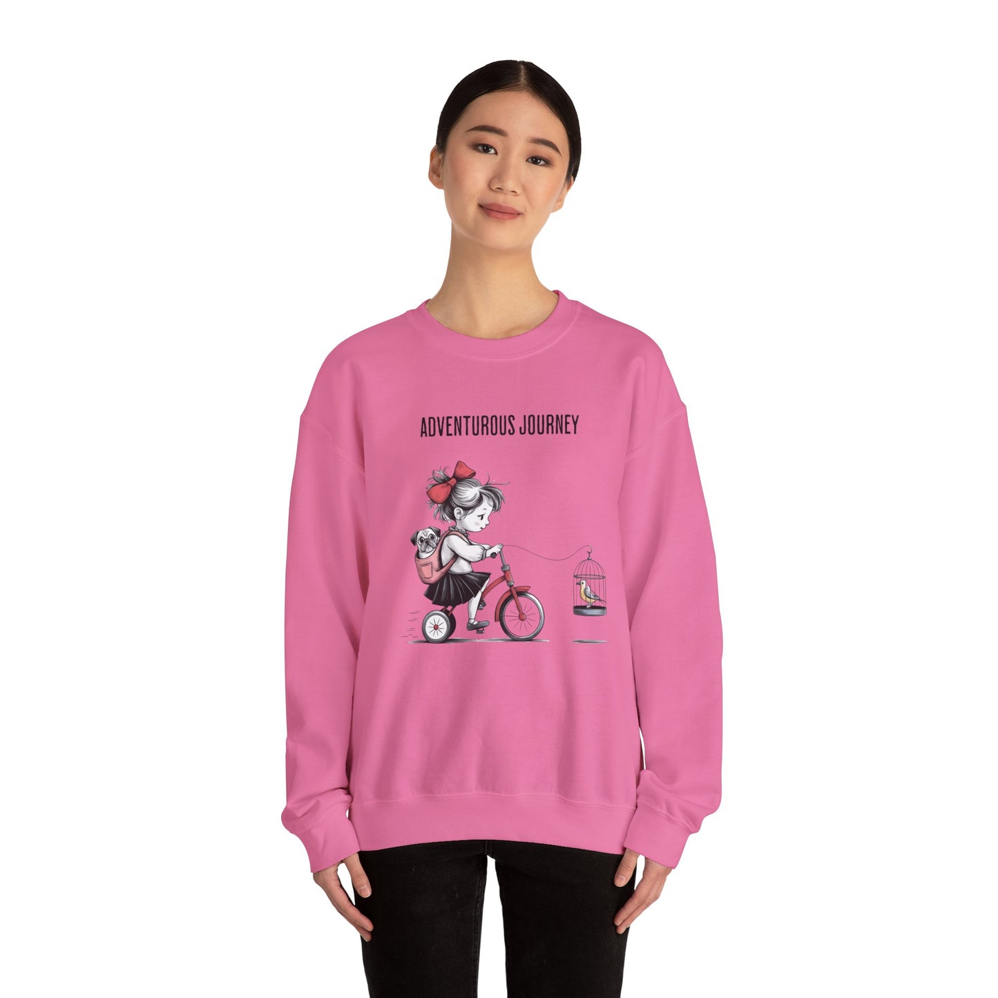 Adventurous Journey Unisex Heavy Blend™ Crewneck Sweatshirt - StyleMZ