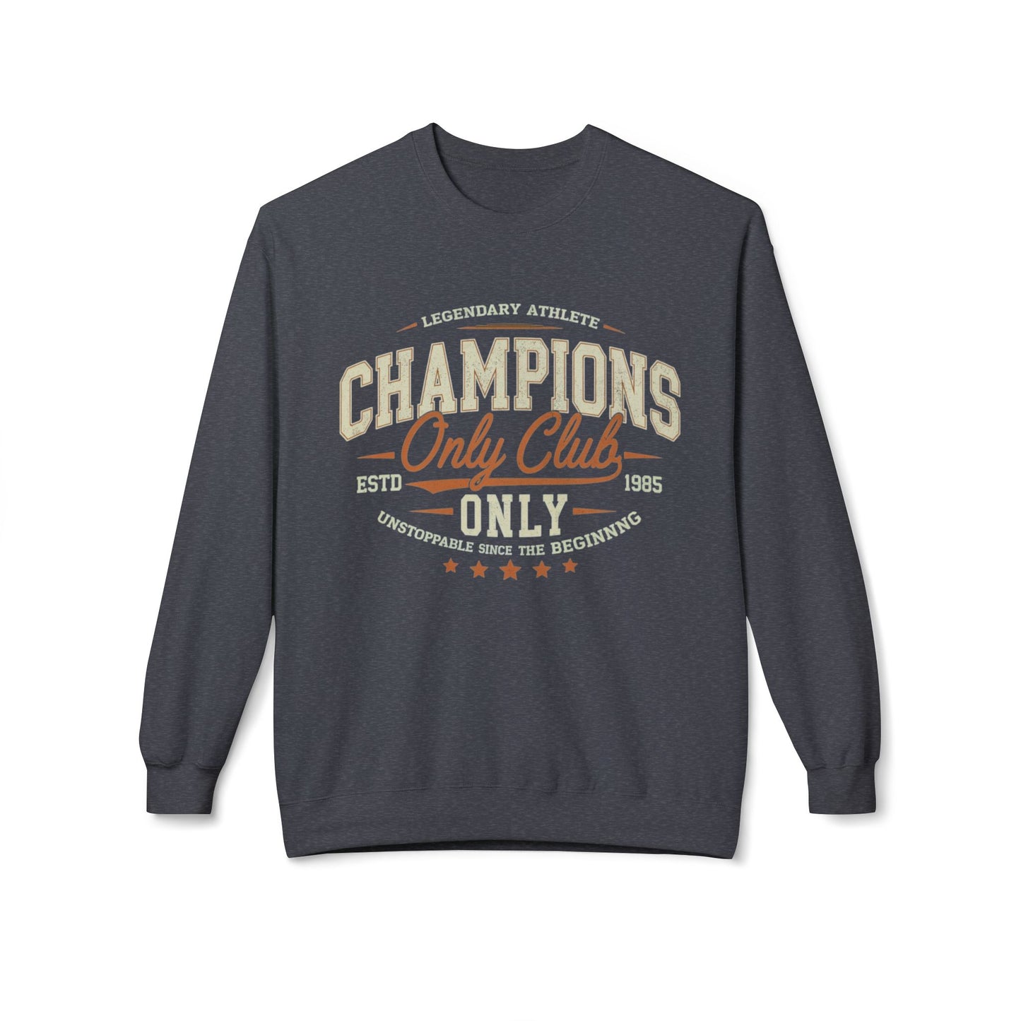 Champions only club Unisex Midweight Softstyle Fleece Crewneck Sweatshirt - StyleMZ