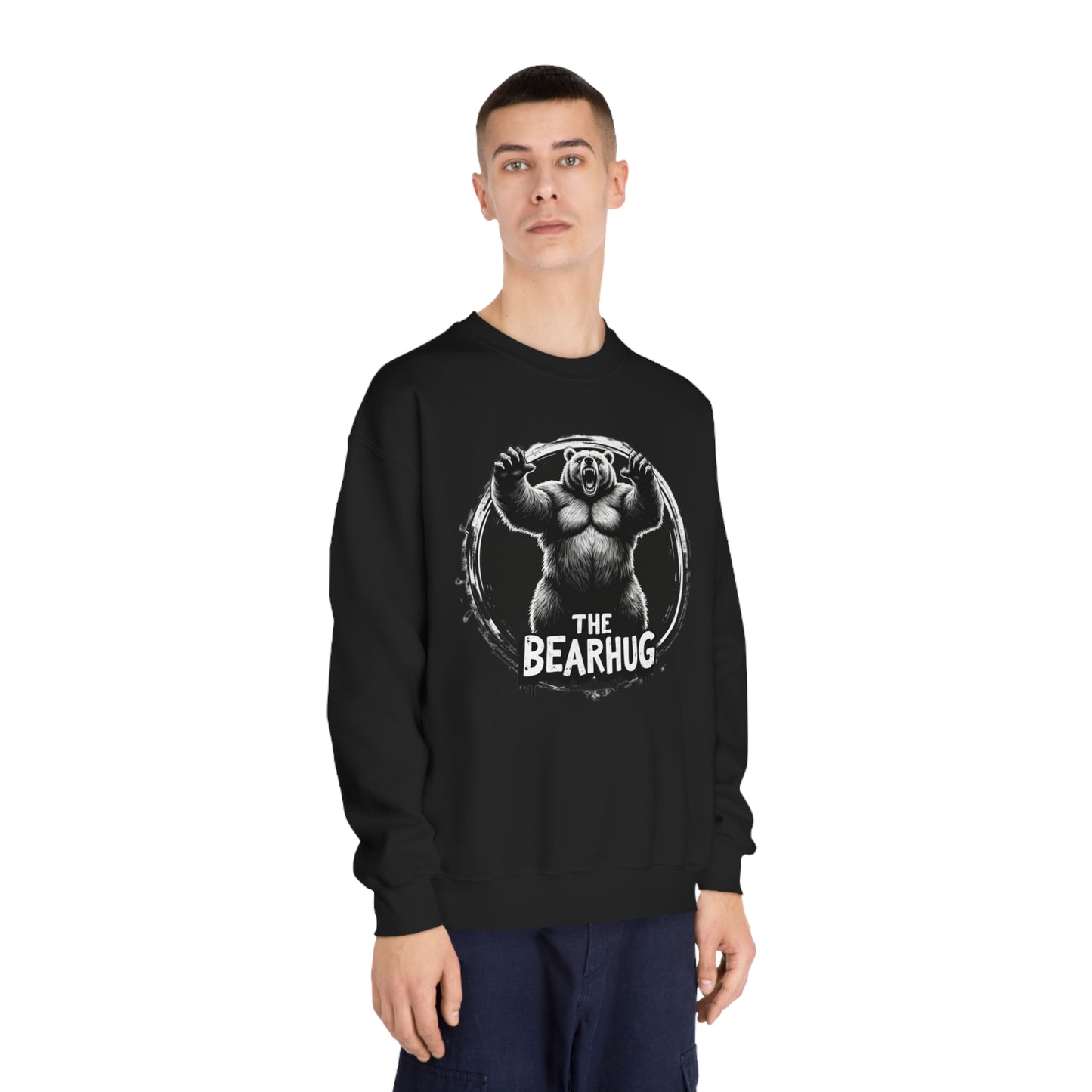 Korea -  The BearHUG Unisex DryBlend® Crewneck Sweatshirt  - StyleMZ