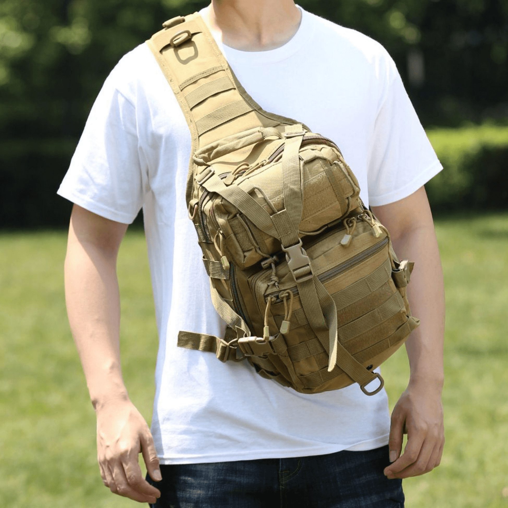 Tactical Medium Sling Range Bag - Stylemz