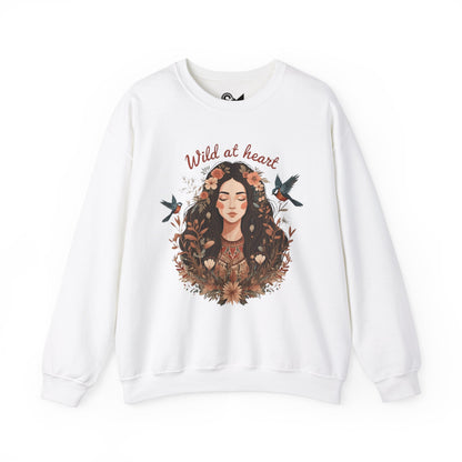 Wild at heart Unisex Heavy Blend™ Crewneck Sweatshirt - StyleMZ