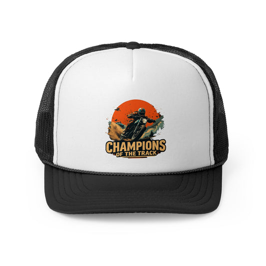 Champions of the Track Trucker Caps - StyleMZ