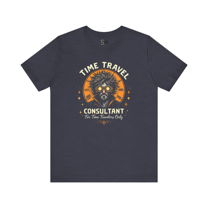 TIME TRAVEL CONSULTANT Unisex Jersey Short Sleeve Tee