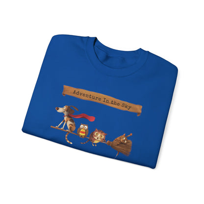 Adventure in the sky Unisex Heavy Blend™ Crewneck Sweatshirt - StyleMZ