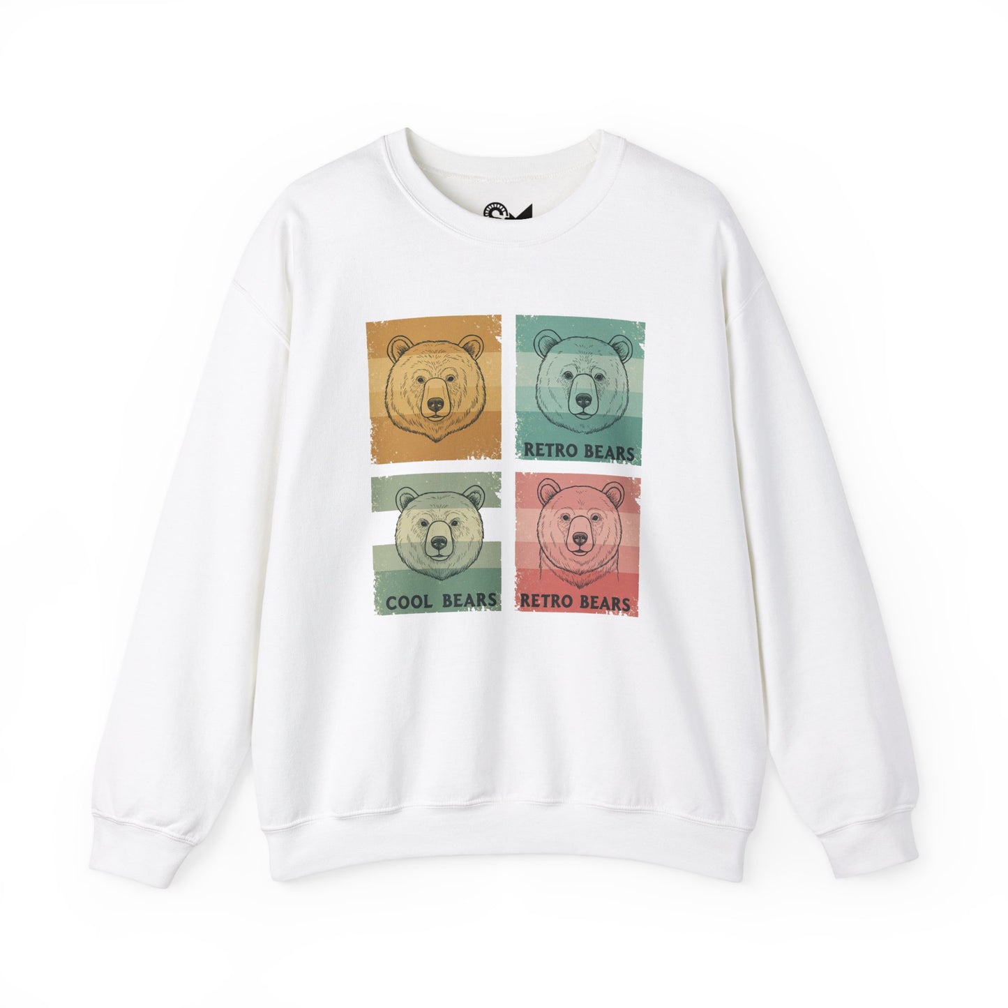 Crewneck Sweatshirt -  Retro bears