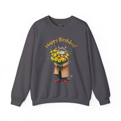 Happy Birthday! Unisex Heavy Blend™ Crewneck Sweatshirt - StyleMZ