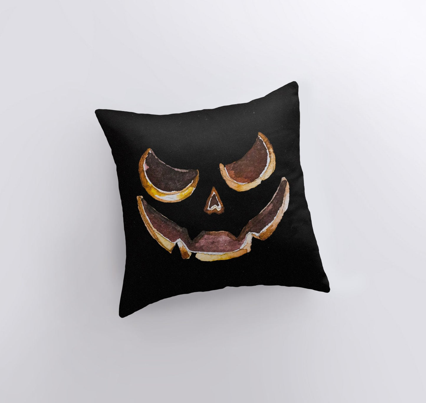 Jack O Lantern Dark Pillow Cover | Unique Fall Décor