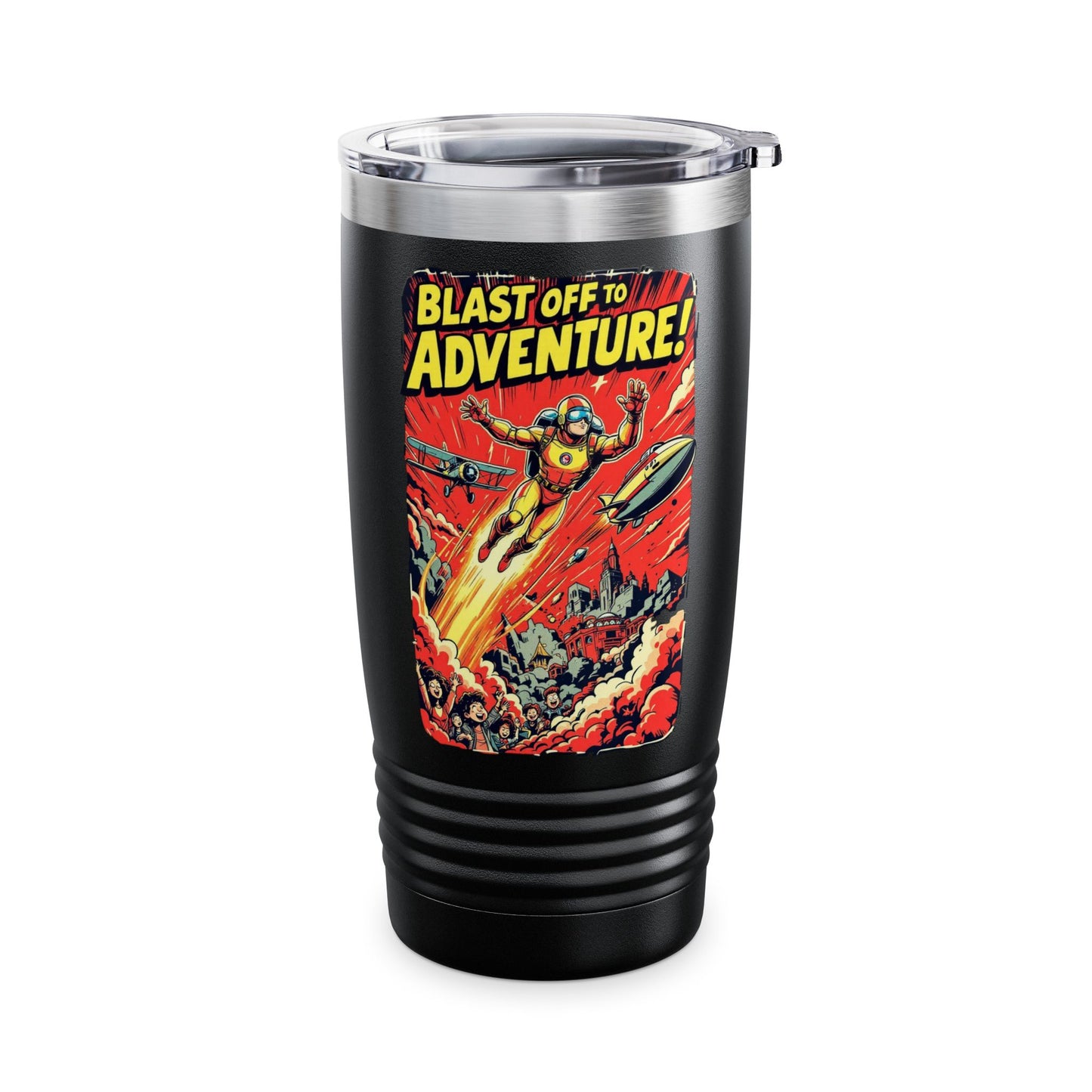 Blast Off to Adventure! Ringneck Tumbler, 20oz - StyleMZ