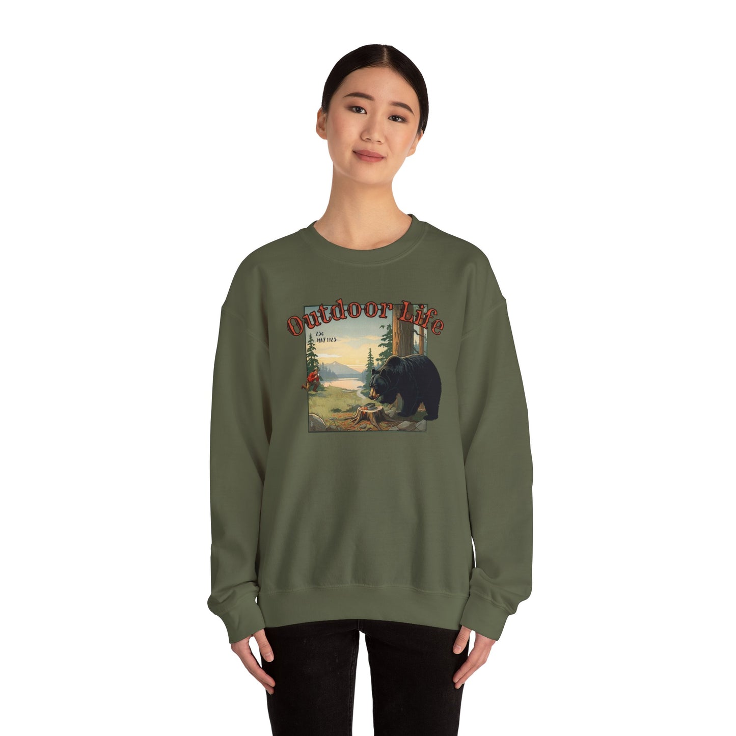 Outdoor life Unisex Heavy Blend™ Crewneck Sweatshirt - StyleMZ