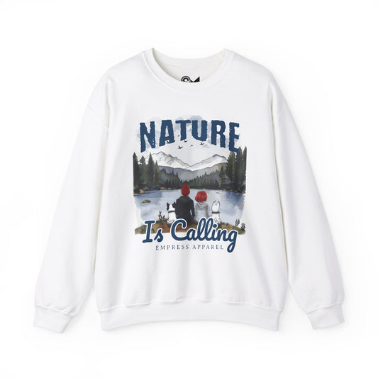 Nature is calling Unisex Heavy Blend™ Crewneck Sweatshirt - StyleMZ - Stylemz