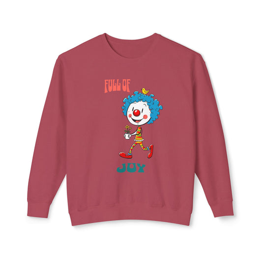 Full of joy Unisex Lightweight Crewneck Sweatshirt  - StyleMZ