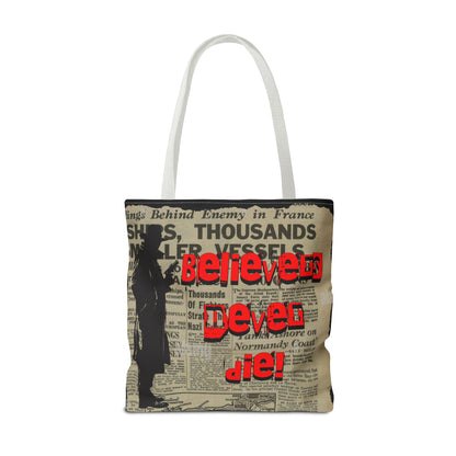 Believers never die Tote Bag (AOP) - StyleMZ