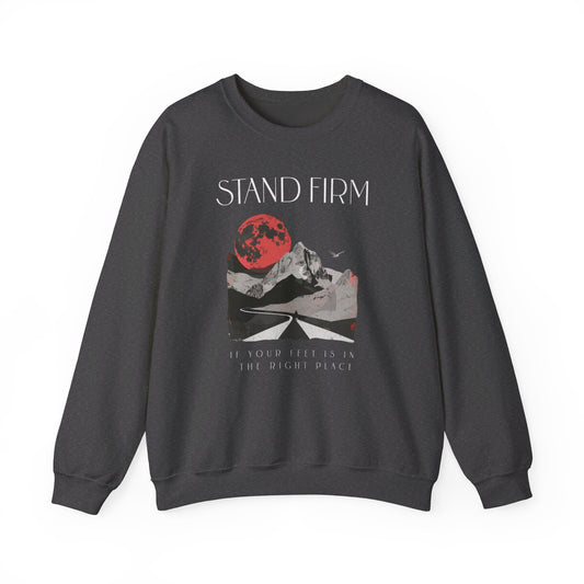 Korea -  Stand firm Unisex Heavy Blend™ Crewneck Sweatshirt  - StyleMZ