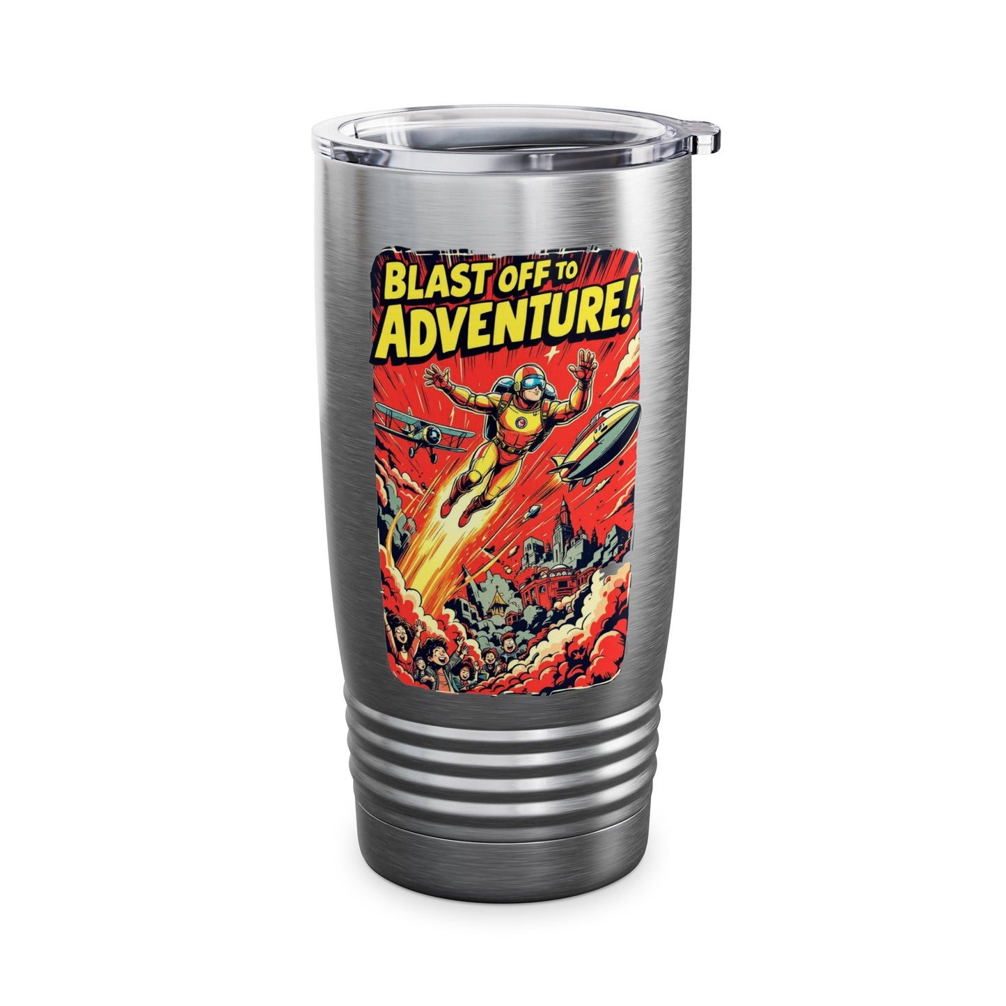 Blast Off to Adventure! Ringneck Tumbler, 20oz - StyleMZ