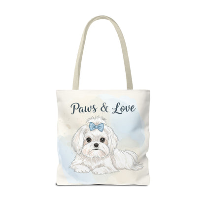 Paws & Love Dog Tote Bag - Durable Pet Lover's Carryall