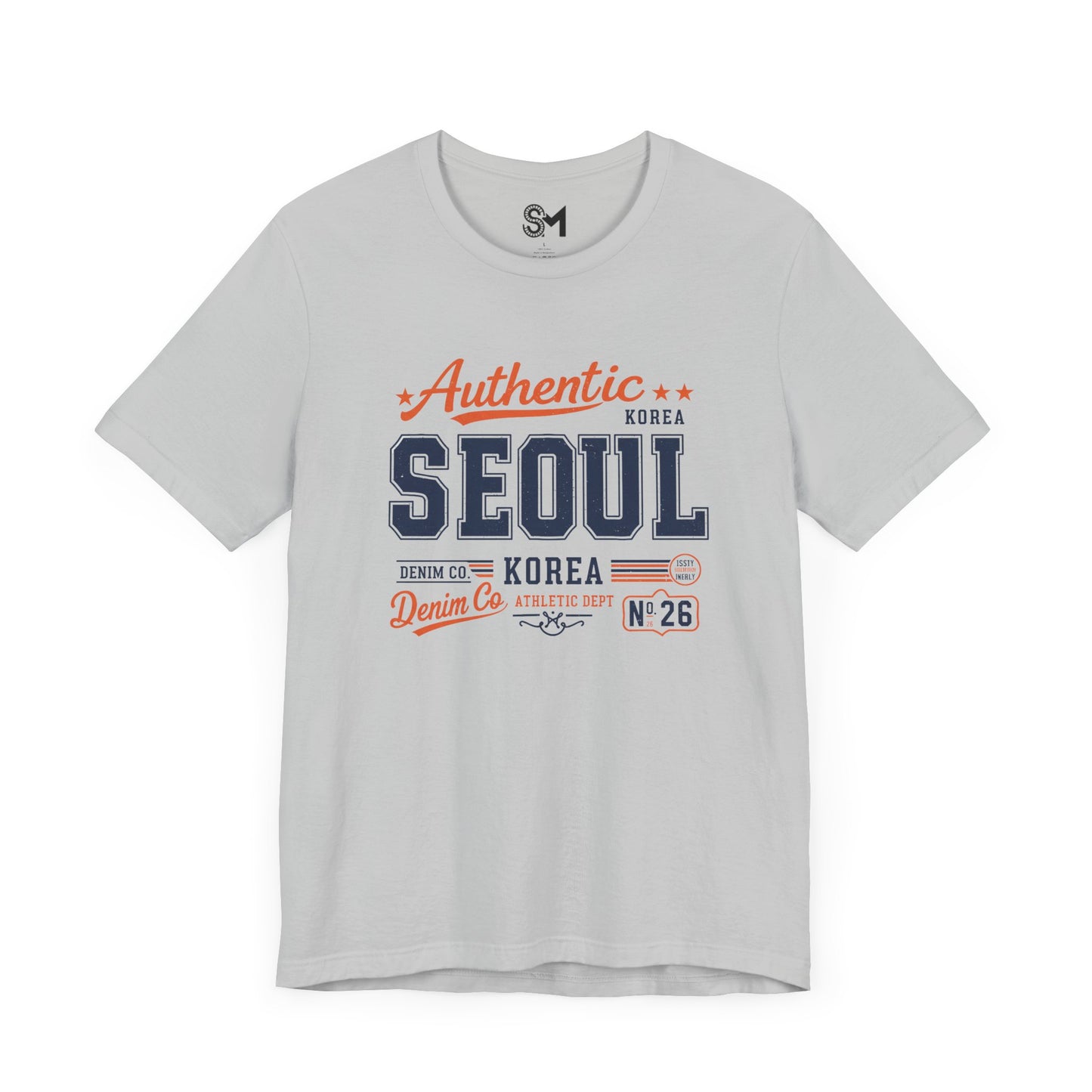 SEOUL KOREA Athletic Dept. Unisex Jersey Short Sleeve Tee