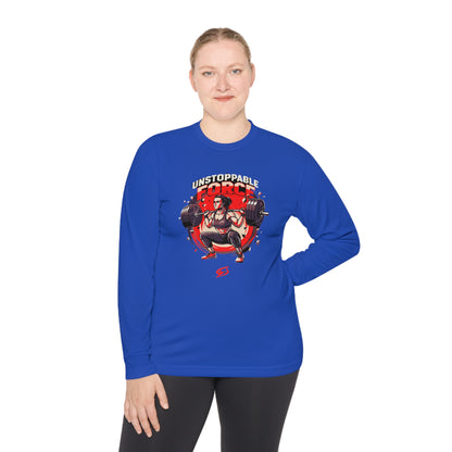 Unstoppable force Unisex Lightweight Long Sleeve Tee  - Korea  - StyleMZ