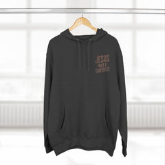 Jesus was a carpenter Three-Panel Fleece Hoodie  - Korea  - StyleMZ