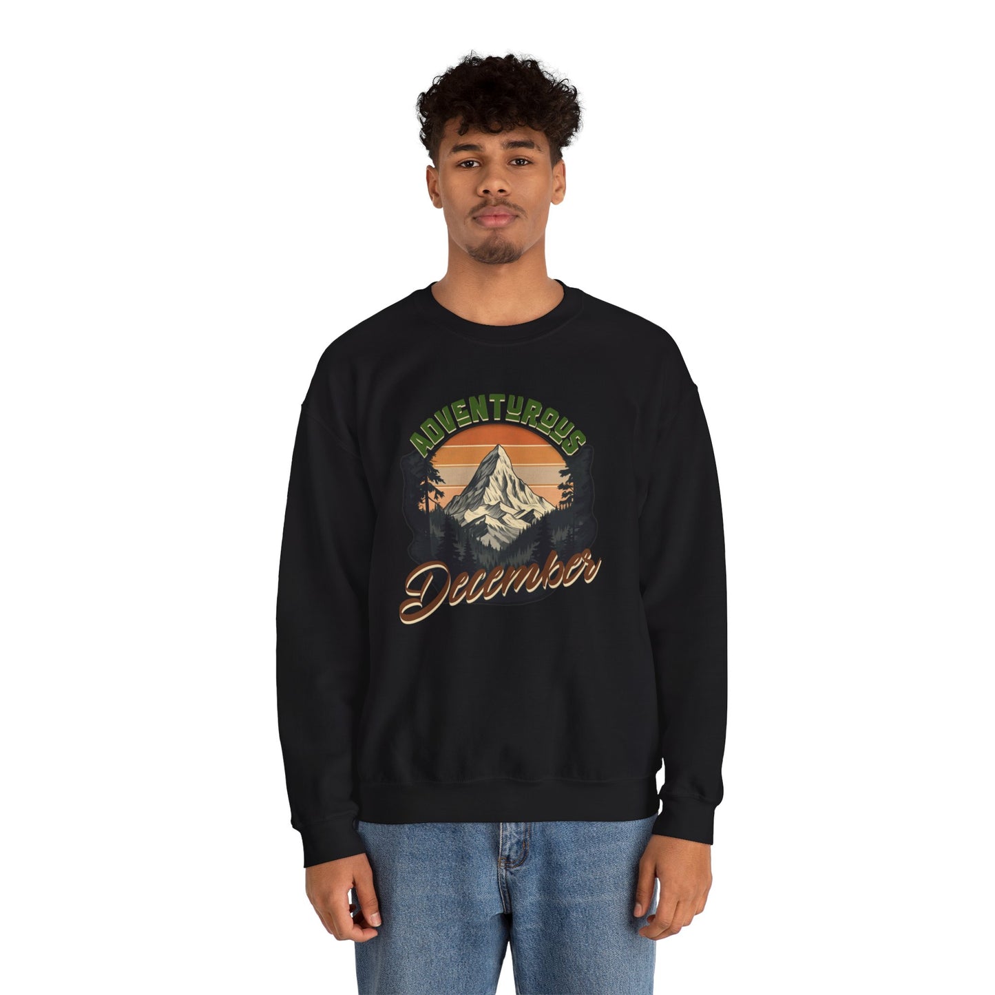 Adventurous December Unisex Heavy Blend™ Crewneck Sweatshirt - StyleMZ