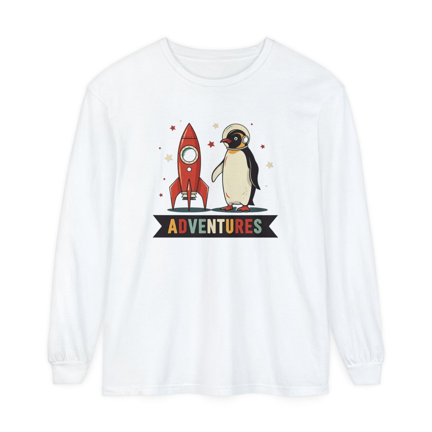 Adventures Unisex Garment-dyed Long Sleeve T-Shirt - StyleMZ