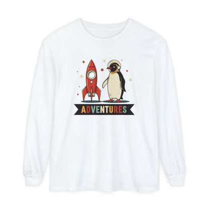 Adventures Unisex Garment-dyed Long Sleeve T-Shirt - StyleMZ