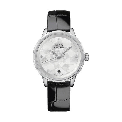 Ladies' Watch Mido 34 mm with Leather Strap and Sapphire Crystal