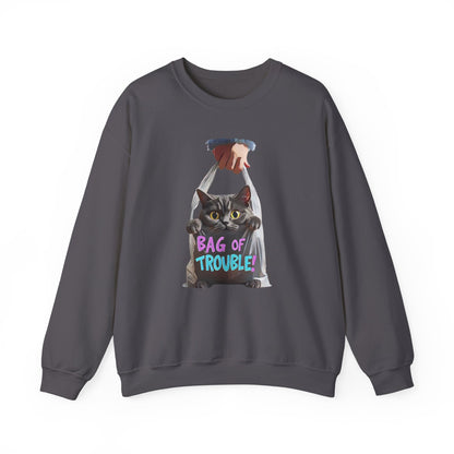 Bag of trouble Unisex Heavy Blend™ Crewneck Sweatshirt - StyleMZ