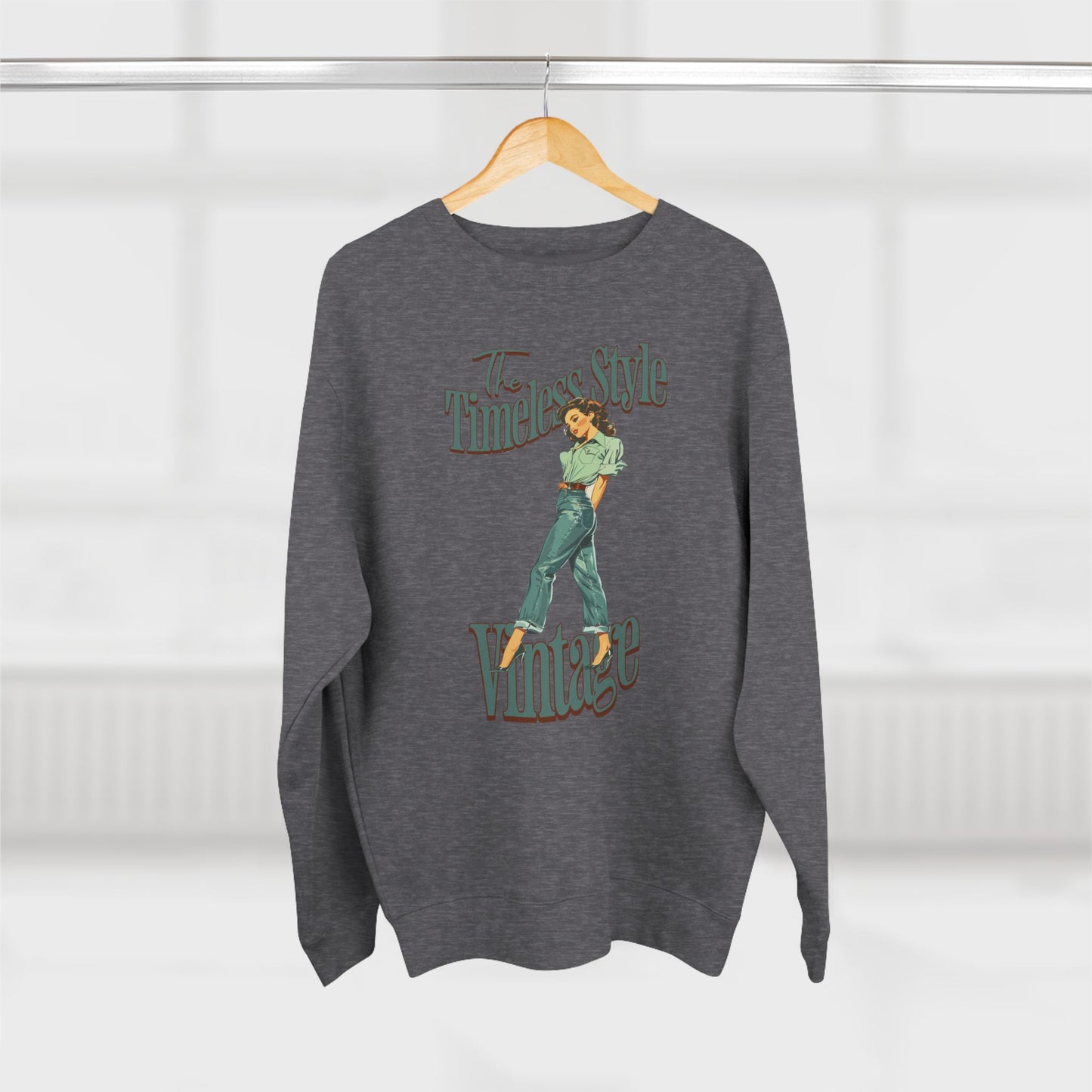 Korea -  Timeless style Unisex Crewneck Sweatshirt  - StyleMZ