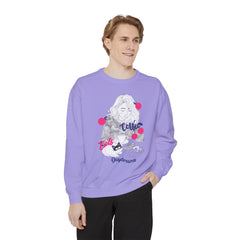 Korea -  Coffee Cats Daydreams Unisex Garment-Dyed Sweatshirt  - StyleMZ