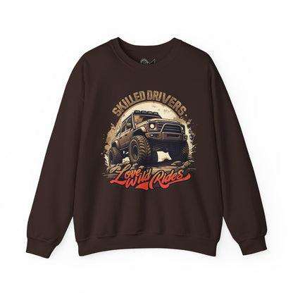 Skilled driver Unisex Heavy Blend™ Crewneck Sweatshirt - StyleMZ