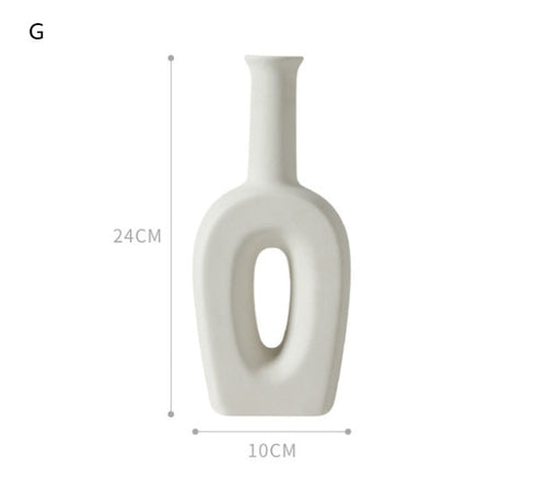 Nordic Decoration Ceramic Vase for Elegant Home Style