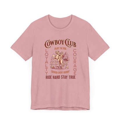 Cowboy club Unisex Jersey Short Sleeve Tee