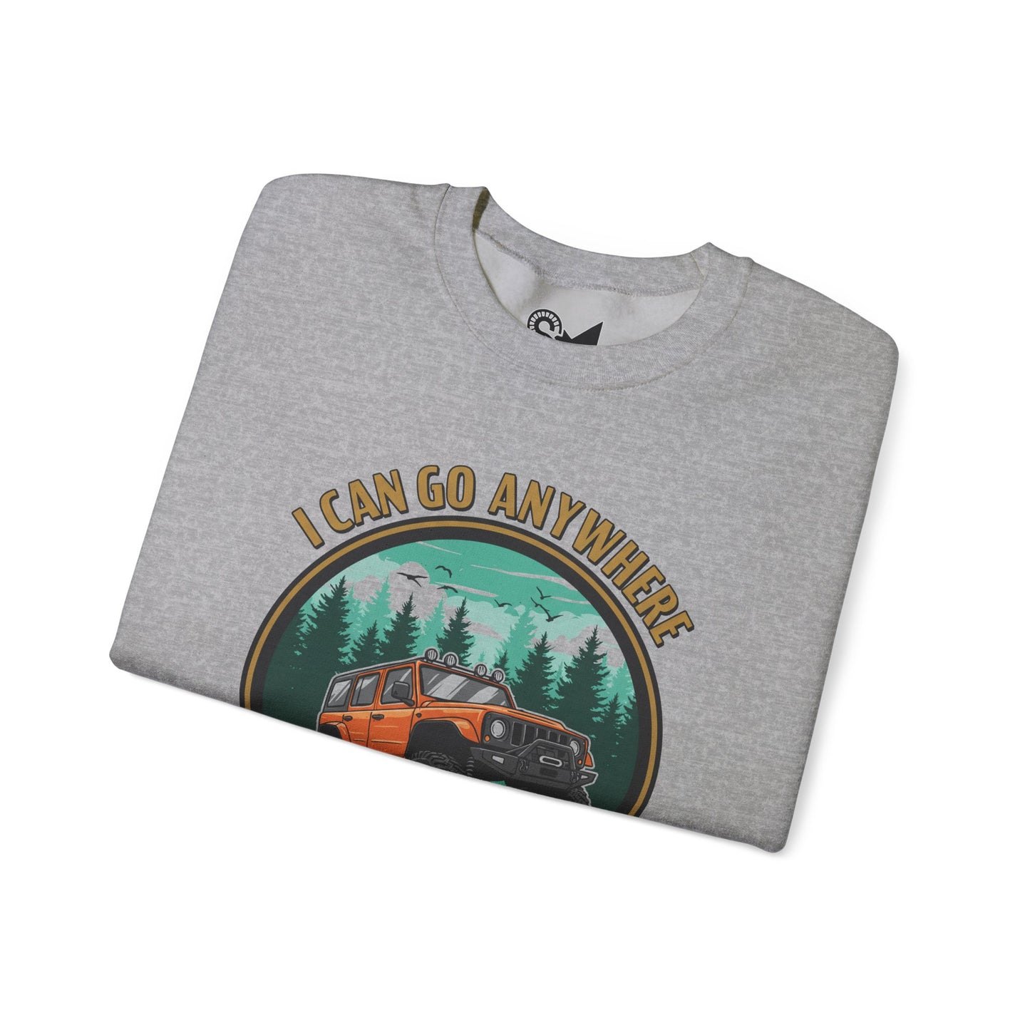 I can go anywhere Unisex Heavy Blend™ Crewneck Sweatshirt