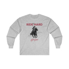 Korea -  Ride hard Unisex Ultra Cotton Long Sleeve Tee  - StyleMZ