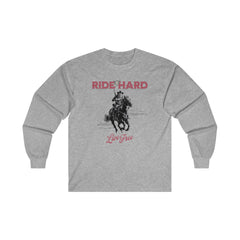 Korea -  Ride hard Unisex Ultra Cotton Long Sleeve Tee  - StyleMZ