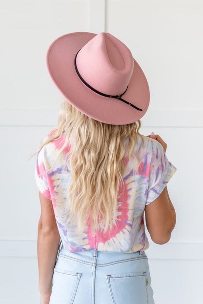 Wide Brim Felt Hat - Stylemz