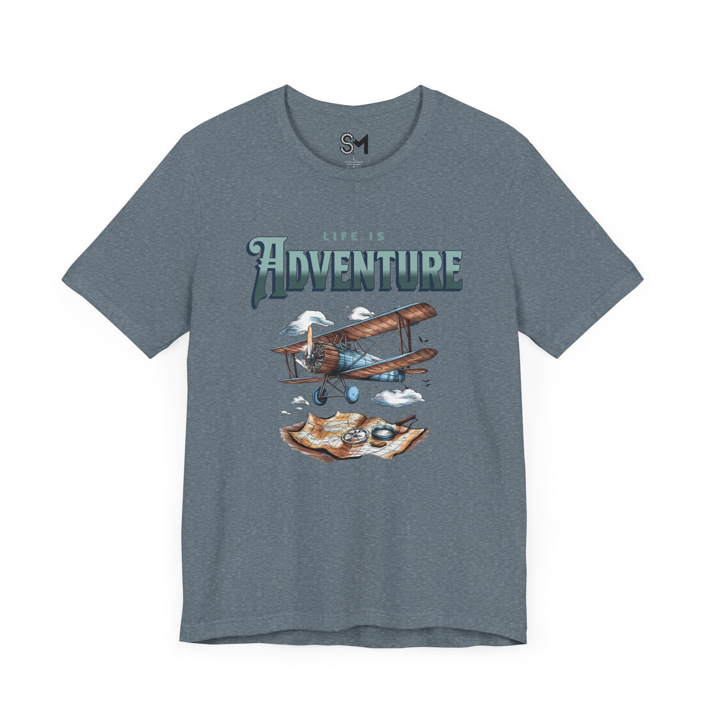 Life is adventure Unisex Jersey Short Sleeve Tee - Stylemz