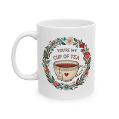 Korea -  You're my cup of tea Ceramic Mug, (11oz, 15oz)  - StyleMZ