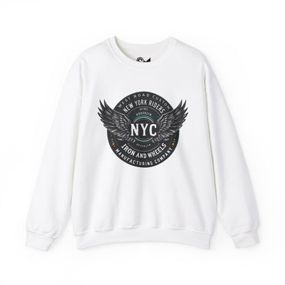 New York Riders Unisex Heavy Blend™ Crewneck Sweatshirt - StyleMZ