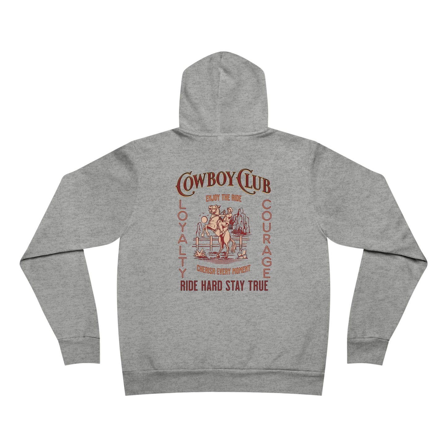 Cowboy club Unisex Sponge Fleece Pullover Hoodie - StyleMZ - Stylemz